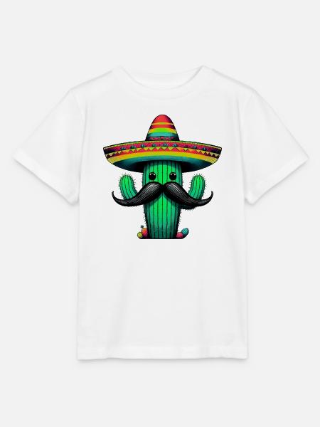 Kaktus - Stanley/Stella Kinder T-Shirt MINI CREATOR - Weiß