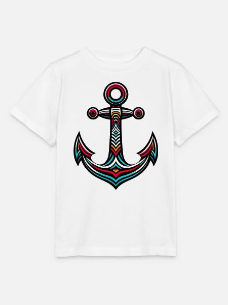 Ein Anker - Stanley/Stella Kinder T-Shirt MINI CREATOR - Weiß
