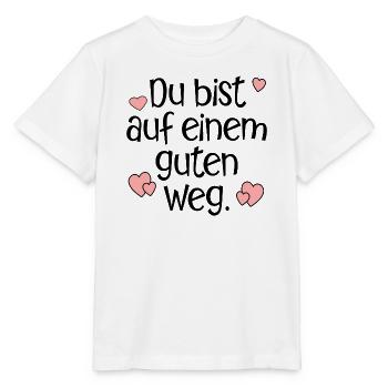 GUTER WEG TRANSFORMATION - Stanley/Stella Kinder T-Shirt MINI CREATOR  - Weiß - Vorne - Maike (125cm)