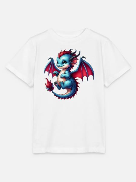 Drache - Stanley/Stella Kinder T-Shirt MINI CREATOR - Weiß