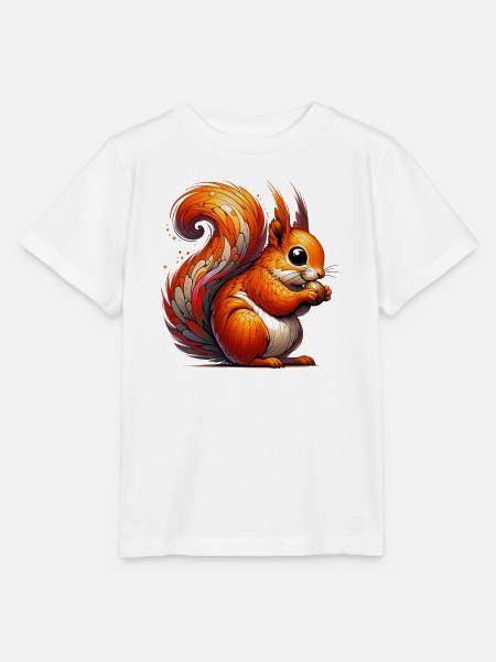 Eichhörnchen - Stanley/Stella Kinder T-Shirt MINI CREATOR - Weiß