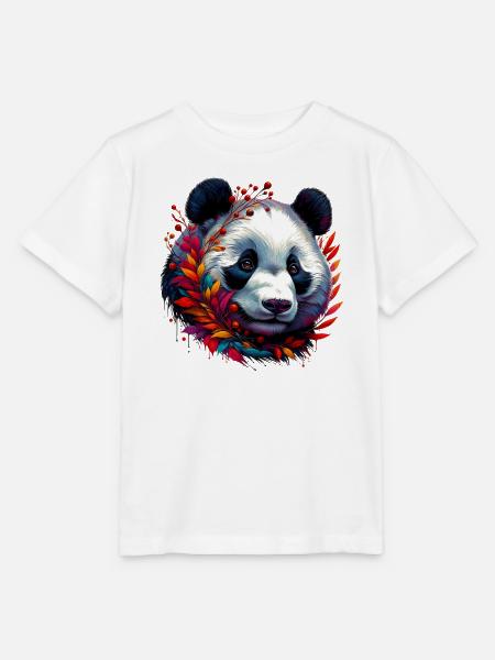 Panda - Stanley/Stella Kinder T-Shirt MINI CREATOR - Weiß