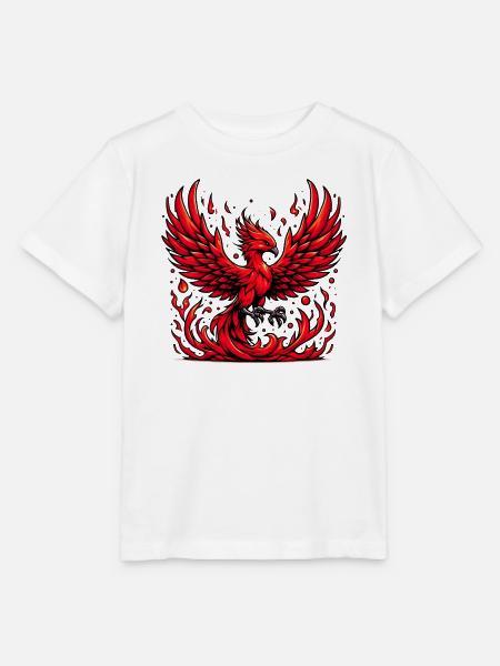 Roter Phönix - Stanley/Stella Kinder T-Shirt MINI CREATOR - Weiß