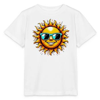Sun - Stanley/Stella MINI CREATOR Kids’ T-Shirt - white - Front - Maike (125cm)