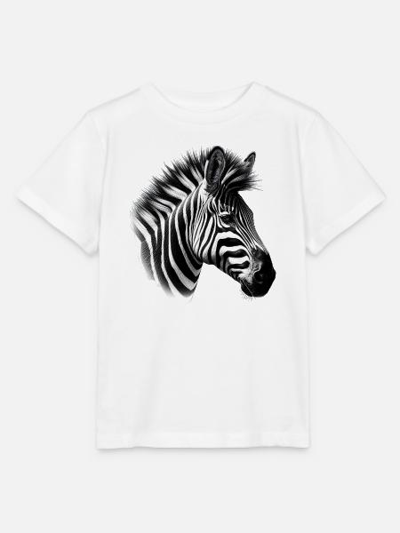 Zebra - Stanley/Stella Kinder T-Shirt MINI CREATOR  - Weiß