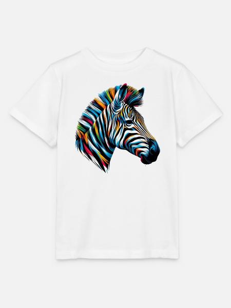 Zebra - Stanley/Stella Kinder T-Shirt MINI CREATOR  - Weiß