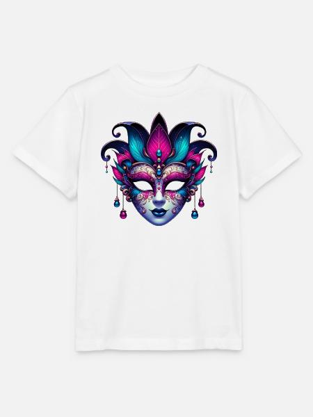 Karnevalsmaske in Venedig - Stanley/Stella Kinder T-Shirt MINI CREATOR - Weiß