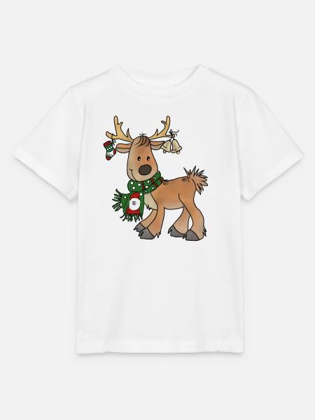 Weihnachtsren - Stanley/Stella Kinder T-Shirt MINI CREATOR - Weiß