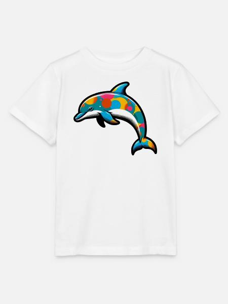 Delfin - Stanley/Stella Kinder T-Shirt MINI CREATOR  - Weiß