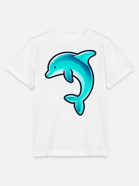 Delfin - Stanley/Stella Kinder T-Shirt MINI CREATOR - Weiß