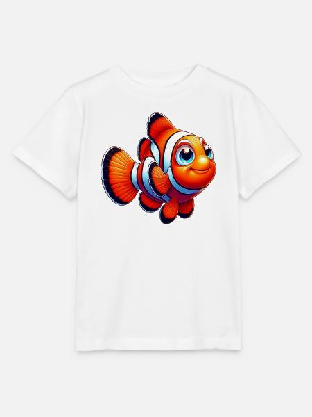 Clownfisch - Stanley/Stella Kinder T-Shirt MINI CREATOR - Weiß