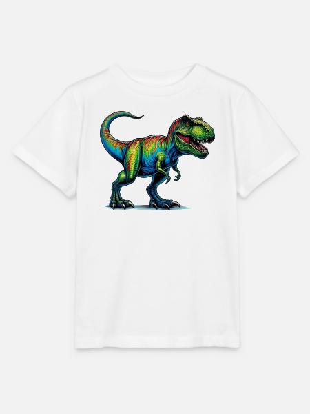Dinosaurier - Stanley/Stella Kinder T-Shirt MINI CREATOR  - Weiß
