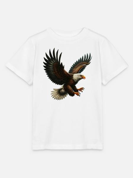 Adler - Stanley/Stella Kinder T-Shirt MINI CREATOR  - Weiß
