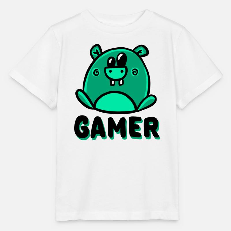 Nini Gamer - Stanley/Stella Kinder T-Shirt MINI CREATOR  - Weiß