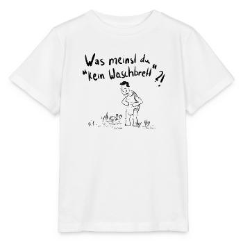 Pas de planche à laver - T-shirt bio MINI CREATOR Stanley/Stella Enfant - blanc - Devant - Maike (125cm)