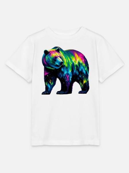 Bär - Stanley/Stella Kinder T-Shirt MINI CREATOR  - Weiß