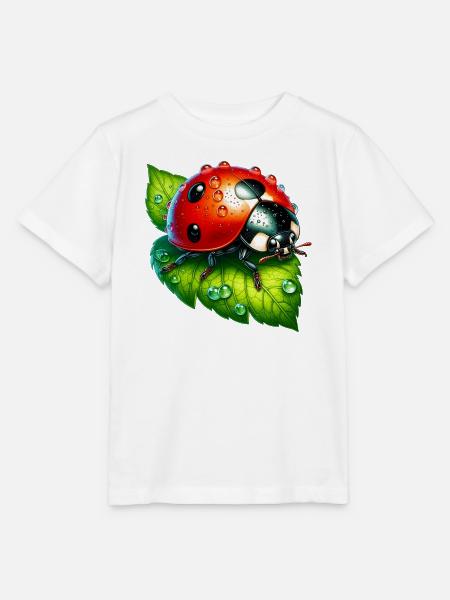 Marienkäfer - Stanley/Stella Kinder T-Shirt MINI CREATOR - Weiß