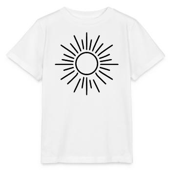stylized sun - Stanley/Stella MINI CREATOR Kids’ T-Shirt - white - Front - Maike (125cm)