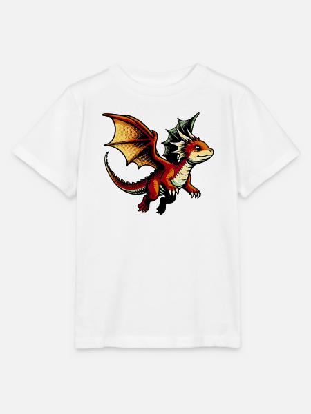 Drache - Stanley/Stella Kinder T-Shirt MINI CREATOR - Weiß