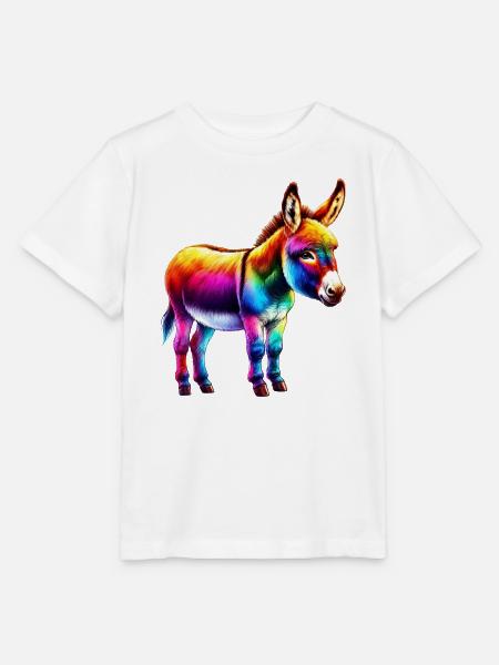 Esel-Maultier - Stanley/Stella Kinder T-Shirt MINI CREATOR - Weiß