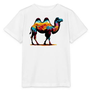 Chameau - T-shirt bio MINI CREATOR Stanley/Stella Enfant - blanc - Devant - Maike (125cm)