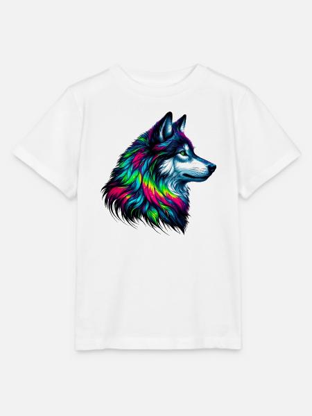 Wolf - Stanley/Stella Kinder T-Shirt MINI CREATOR - Weiß