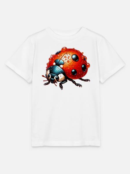 Marienkäfer - Stanley/Stella Kinder T-Shirt MINI CREATOR  - Weiß