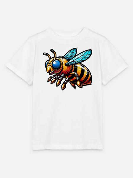 Biene - Stanley/Stella Kinder T-Shirt MINI CREATOR  - Weiß