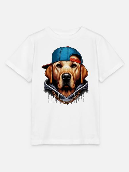 Hund - Stanley/Stella Kinder T-Shirt MINI CREATOR - Weiß