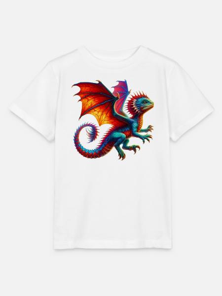 Drache - Stanley/Stella Kinder T-Shirt MINI CREATOR - Weiß