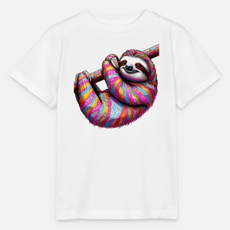 Faultier - Stanley/Stella Kinder T-Shirt MINI CREATOR - Weiß