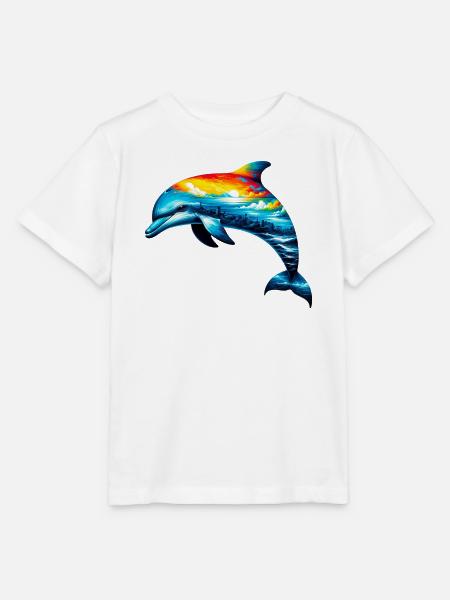 Delfin - Stanley/Stella Kinder T-Shirt MINI CREATOR - Weiß