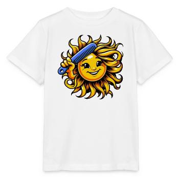 Sun - Stanley/Stella MINI CREATOR Kids’ T-Shirt - white - Front - Maike (125cm)