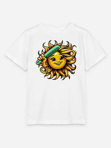 Sonne - Stanley/Stella Kinder T-Shirt MINI CREATOR - Weiß