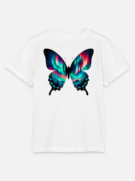 Schmetterling - Stanley/Stella Kinder T-Shirt MINI CREATOR - Weiß