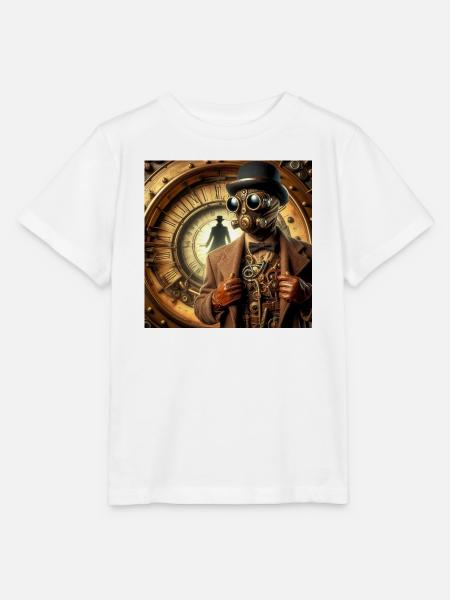 Sherlock Holmes Steampunk - Stanley/Stella Kinder T-Shirt MINI CREATOR - Weiß