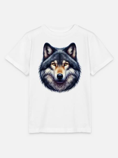 Wolf - Stanley/Stella Kinder T-Shirt MINI CREATOR  - Weiß