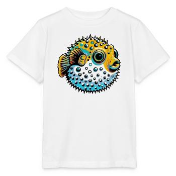Kugelfisch - Stanley/Stella Kinder T-Shirt MINI CREATOR  - Weiß - Vorne - Maike (125cm)