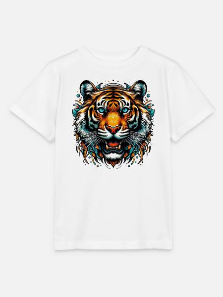 Tiger - Stanley/Stella Kinder T-Shirt MINI CREATOR - Weiß