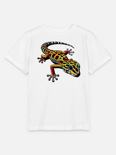 Gecko - Stanley/Stella Kinder T-Shirt MINI CREATOR  - Weiß