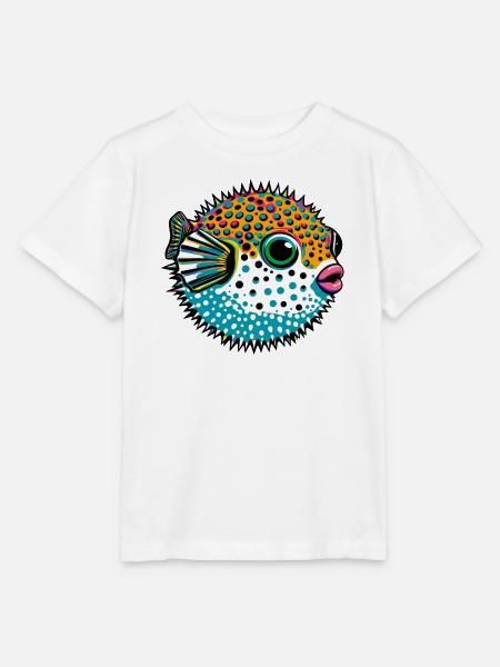 Kugelfisch - Stanley/Stella Kinder T-Shirt MINI CREATOR - Weiß