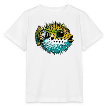 Kugelfisch - Stanley/Stella Kinder T-Shirt MINI CREATOR  - Weiß - Vorne - Maike (125cm)