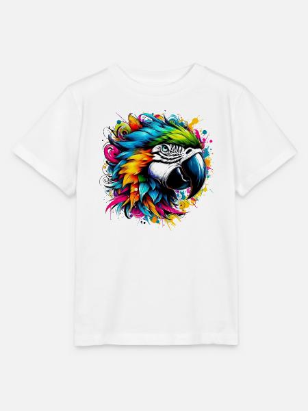 Papagei - Stanley/Stella Kinder T-Shirt MINI CREATOR - Weiß