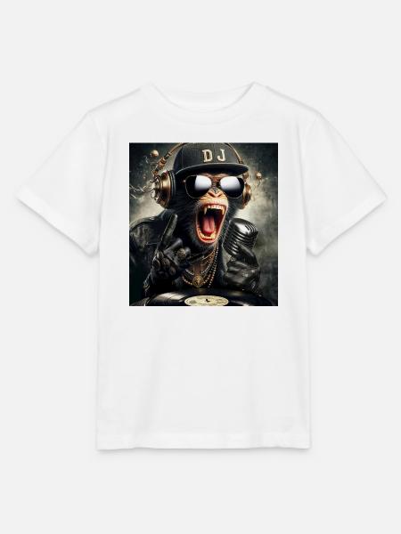 DJ Affe - Stanley/Stella Kinder T-Shirt MINI CREATOR  - Weiß