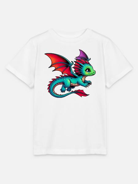Drache - Stanley/Stella Kinder T-Shirt MINI CREATOR - Weiß