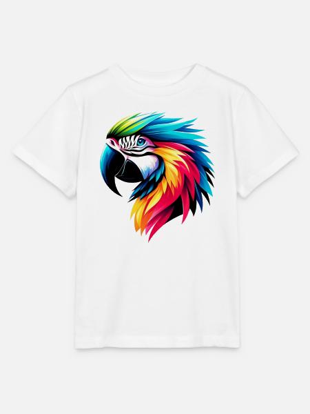 Papagei - Stanley/Stella Kinder T-Shirt MINI CREATOR - Weiß
