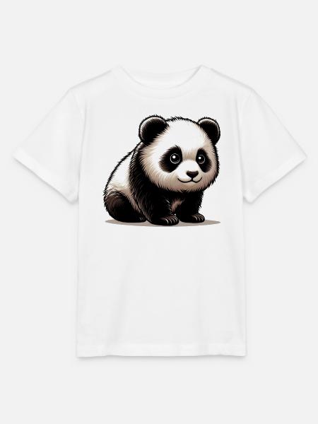 Panda - Stanley/Stella Kinder T-Shirt MINI CREATOR - Weiß