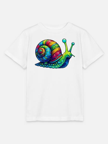 Schnecke - Stanley/Stella Kinder T-Shirt MINI CREATOR - Weiß