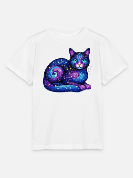 Katze - Stanley/Stella Kinder T-Shirt MINI CREATOR - Weiß