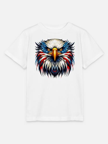 Adler - Stanley/Stella Kinder T-Shirt MINI CREATOR  - Weiß